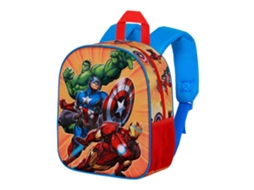 Marvel Os Vingadores Attack Mochila 3d Elite, Vermelha Karactermania