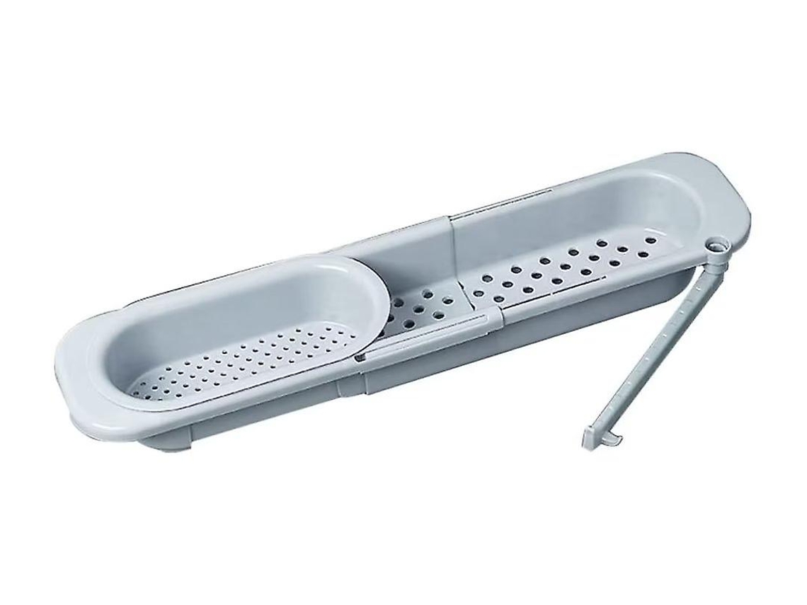 Organizador Telescópico Para Pia, Suporte Ajustável Pano De Prato, Extensível Armazenamento Na Ideal Cozinha (1 Unidade, Azul Cla -aquaforge