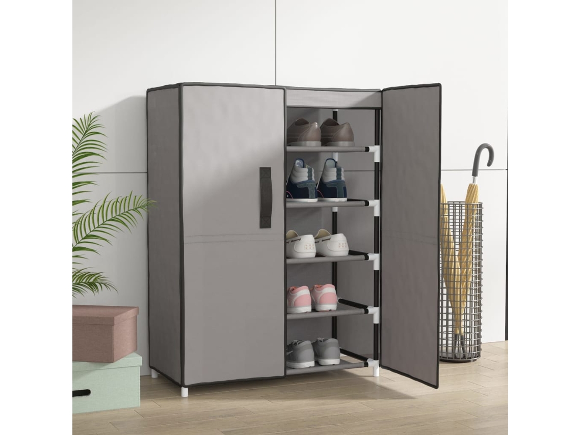 Sapateira Organizador 60X28X90 Cm Tecido Cinzento