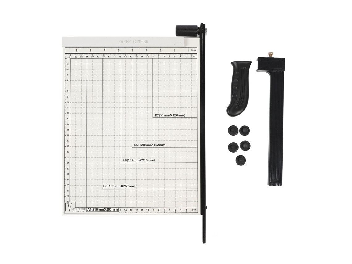 Cortadora De Papel A4 Profesional Precisa Multifuncional Recortadora Manual Para Oficina Blanca