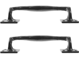 Puxadores De Metal Pretyzoom Para Portas Celeiro, 2 Peças, 24, 5cm 9, 65 Polegadas, Em Ferro Forjado, Para Uso Em Casas