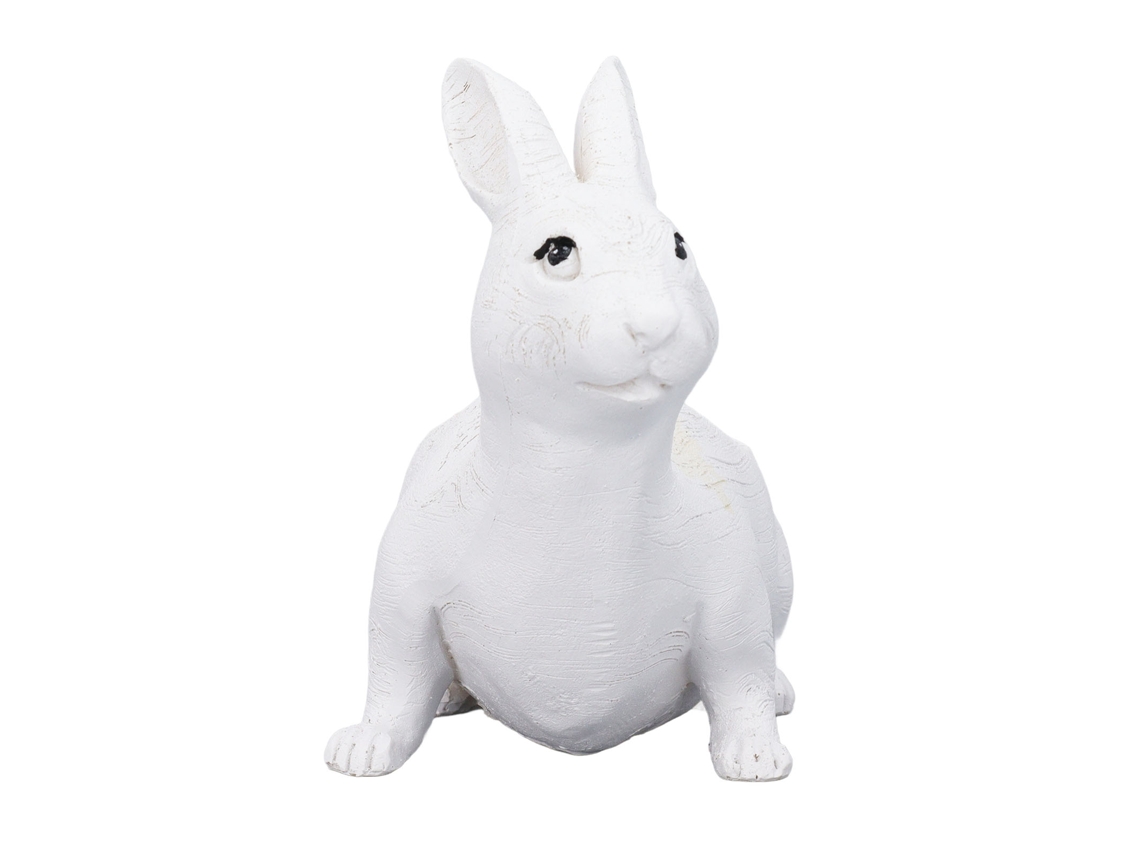 Vaso De Suculentas Coelho Forma Animal Cartoon Com Buraco De Drenagem Branco Para Decoração