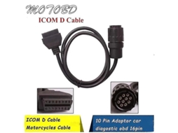 Cabo Icom D para BMW, Adaptador 10 a 16 Pinos, Diagnóstico OBD2