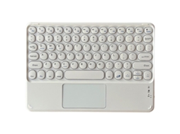 Lurelia Teclado Touchpad Bluetooth, Usb, Sem Fio, Touchpad, Recarregável, Cor Azul / Vermelho Para Laptop, Ipad/ios
