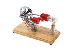 Kit Motor Stirling Gerador Elétrico Led