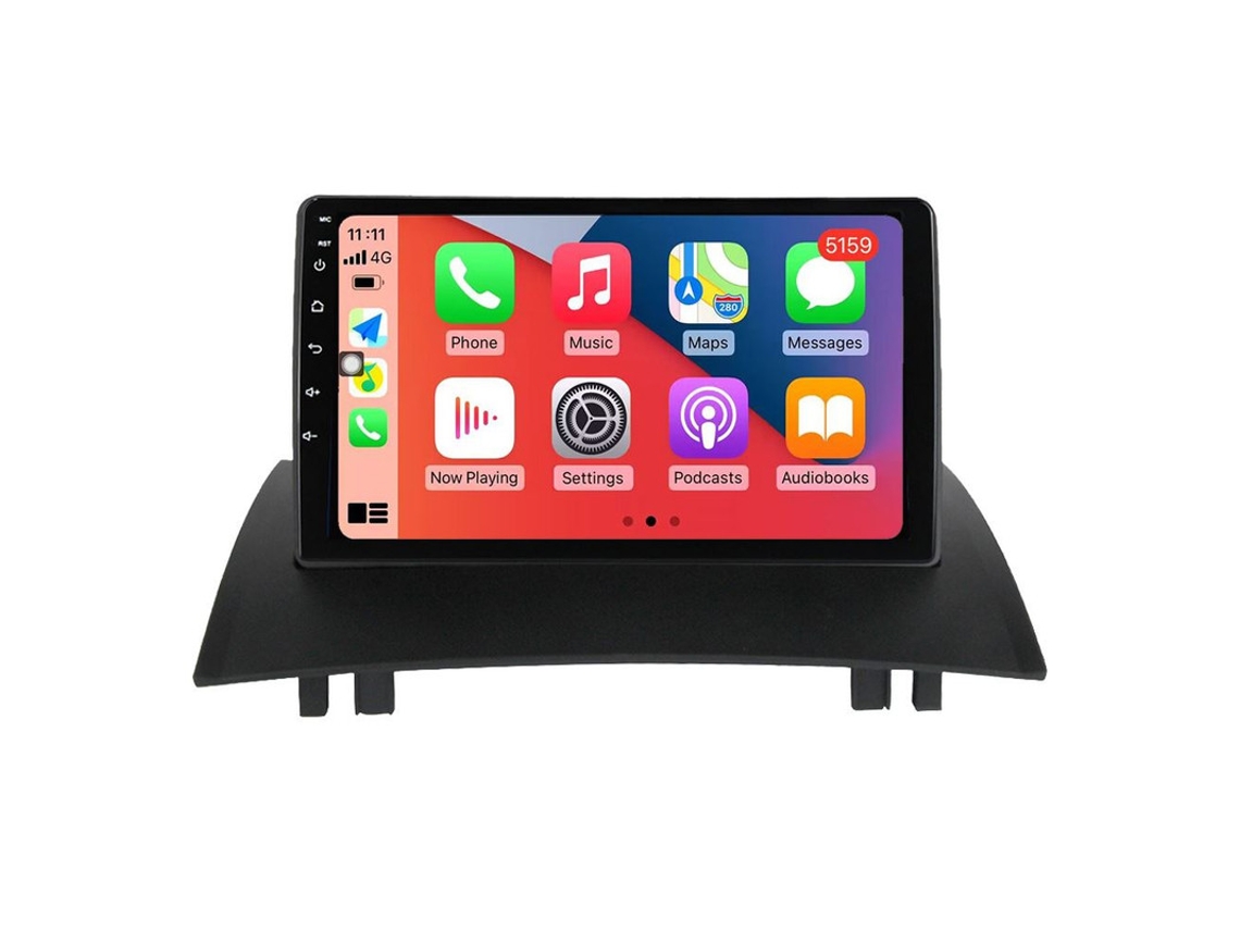 Central Multimídia Carplay Gpsandroid Para Renault Megane 2 2002-2009 Android Auto Bluetooth