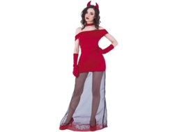 Fato de Mulher DISFRAZZES Diaba Com Tul (Tam: M/L)