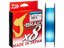 Linha de Pesca trançadas DAIWA J-braid Grand X8 (0.160 mm - 0,20 mm)