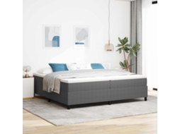 Vidaxl Estrado De Cama Plataforma Cinzento-claro 200 X 200 Cm