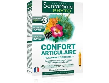 Suplemento Alimentar SANTAROME Conforto Articulações (20 ampolas)