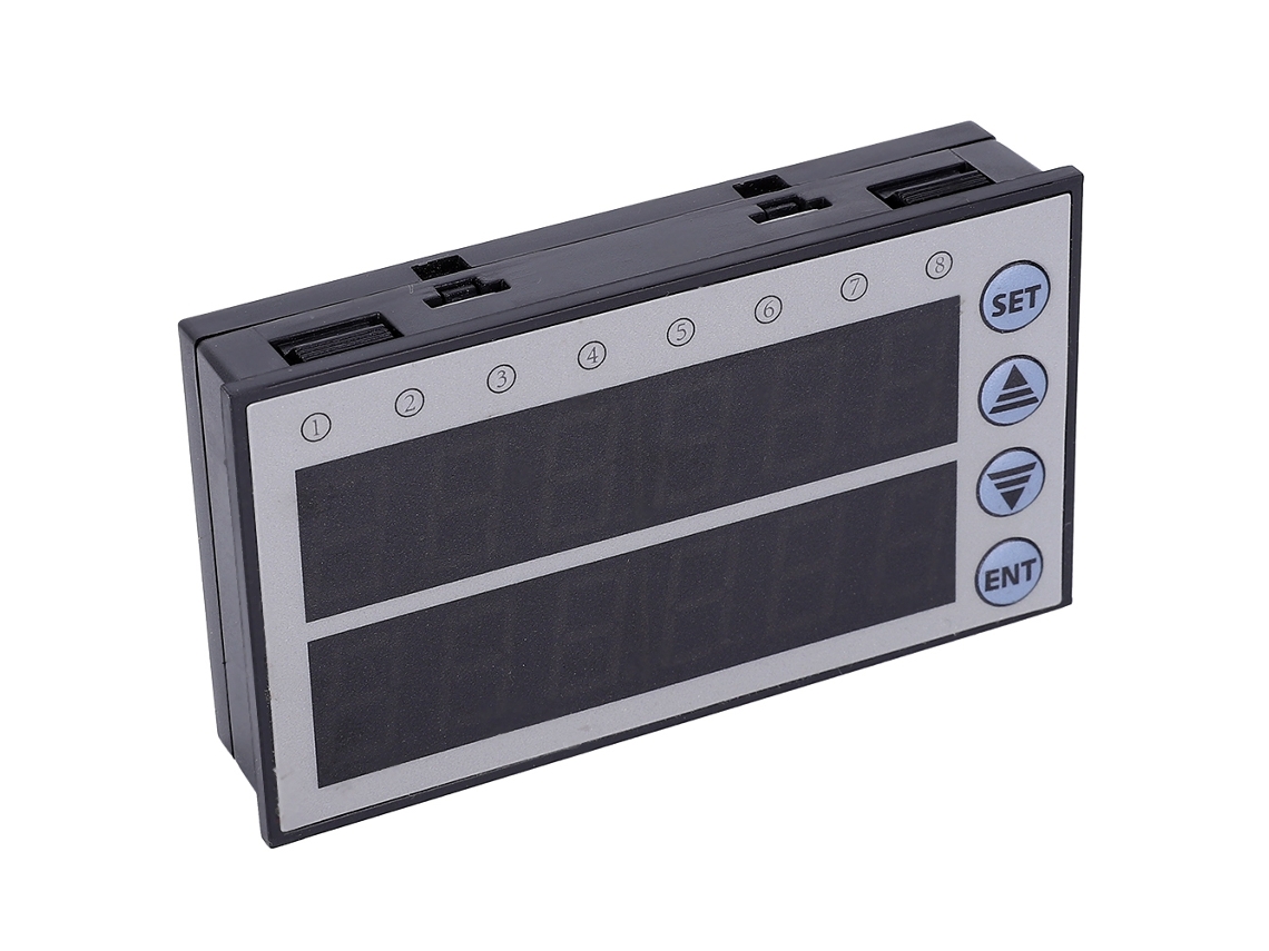 Display De Texto Plc Com 2 Grupos De 6 Dígitos E 8 Indicadores Led Estado Dc3.3-5v