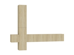 Tv Cabinet, Tv Cabinets Vidaxl Marrom Madeira Processada (n/a)