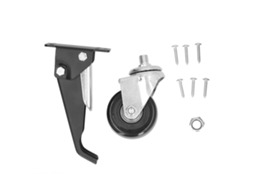 Volante De 65 Mm/2,6 Pol. Com Rotação De 360º, Silencioso, Móvel, Com Acessórios De Montagem Para Diversas Superfícies. Aquaforge