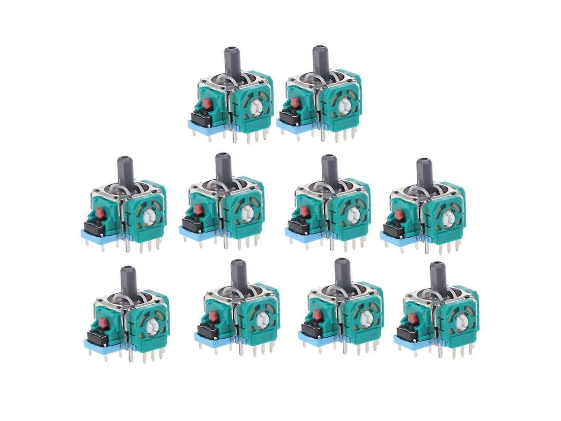 Conjunto De 10 Potenciômetros 3d Para Joystick, Peças De Reparo Para Joystick Vibratório De Controle De Jogos Hengjian