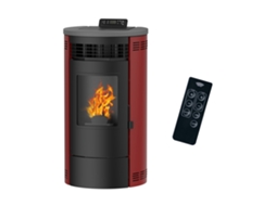 Salamandra A Pellets Flavia 9,5 Kw Sannover Bordeaux