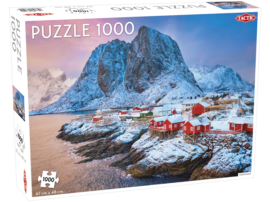 Puzzle TACTIC Landscape: Greenland 1000 Pcs 1000 Peças Panorâmico