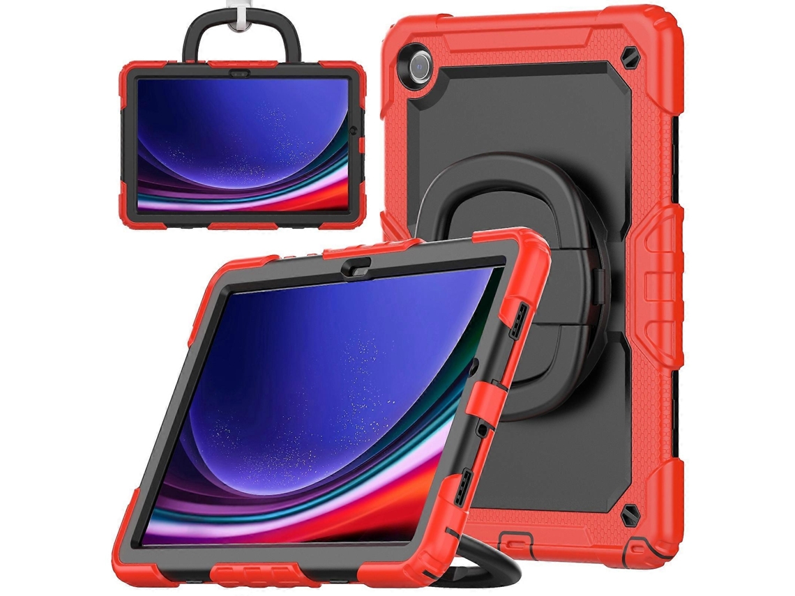 Capa de silicone Webake para tablet com alça de ombro e alça de ombro