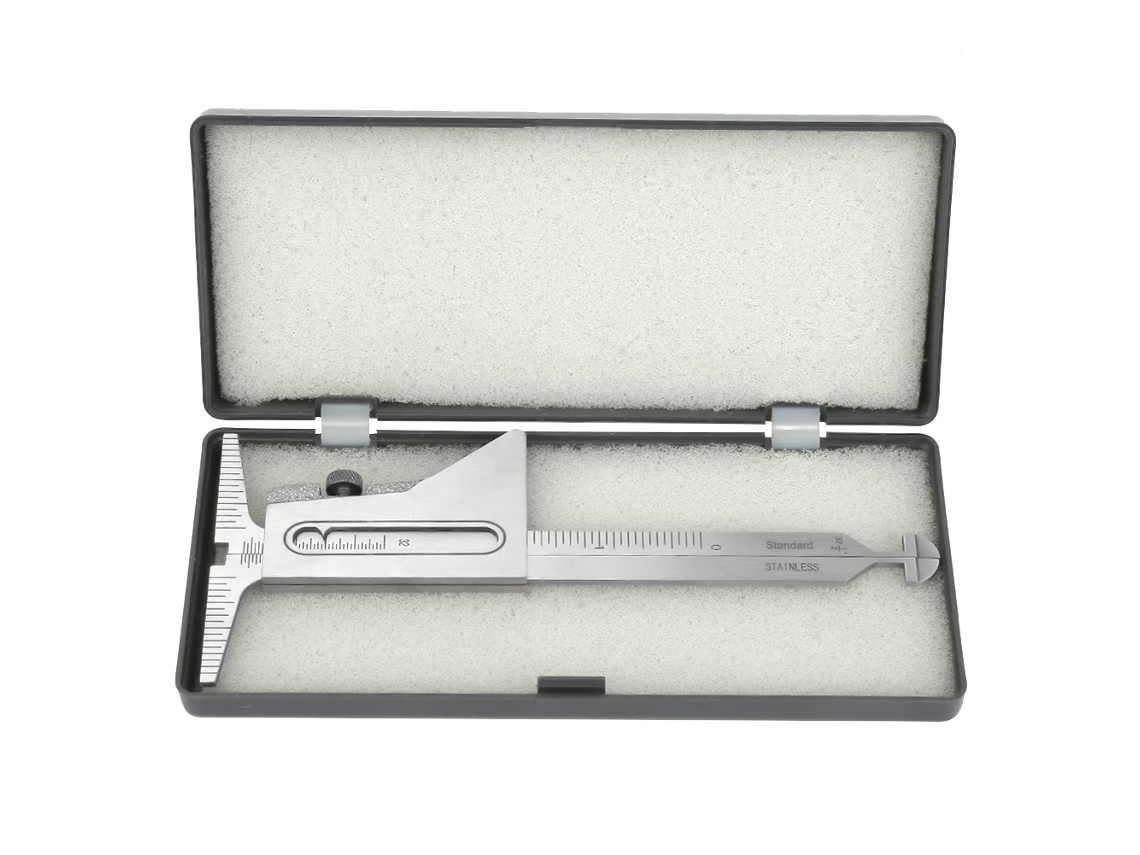 Calibre Vernier Para Soldadura De Acero Inoxidable Con Escala Precisa Medidor De Altura Al1062