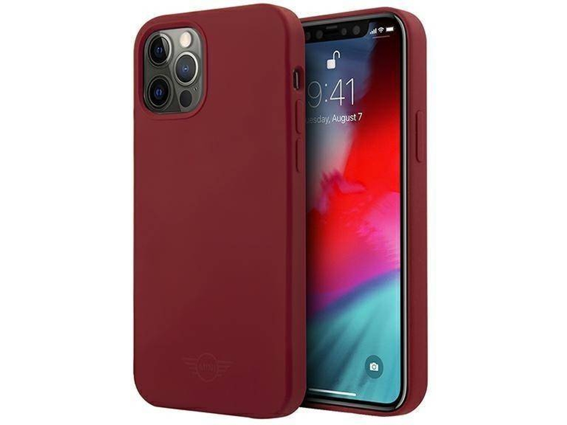 Capa Apple iPhone 12, 12 Pro MINI Silicona Trasera Vermelho
