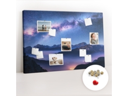 Painel De Cortiça Para Parede Via Láctea Para O Escritório Espelharte (120x80 Cm)