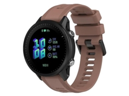 Lurelia Pulseira De Silicone 22 Mm, Compatível Com Garmin Forerunner 955 Marrom