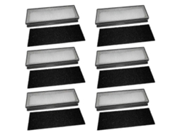6 Peças De Filtro Hepa Para Aspirador De Pó Ecovacs M88 900 901 D Brilvibera