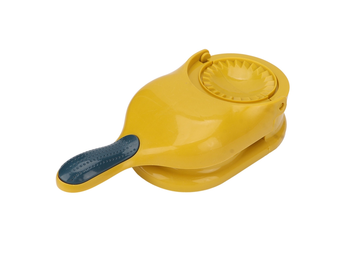 Máquina De Bolinho Manual Portátil, 2 Em 1, Prensa Massa, Utensílio Cozinha, Amarelo