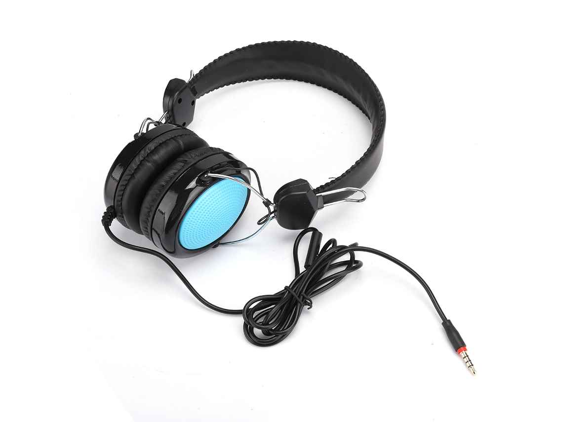 Fone De Ouvido Headset Para Jogos T420 Com Microfone 3.5mm Azul