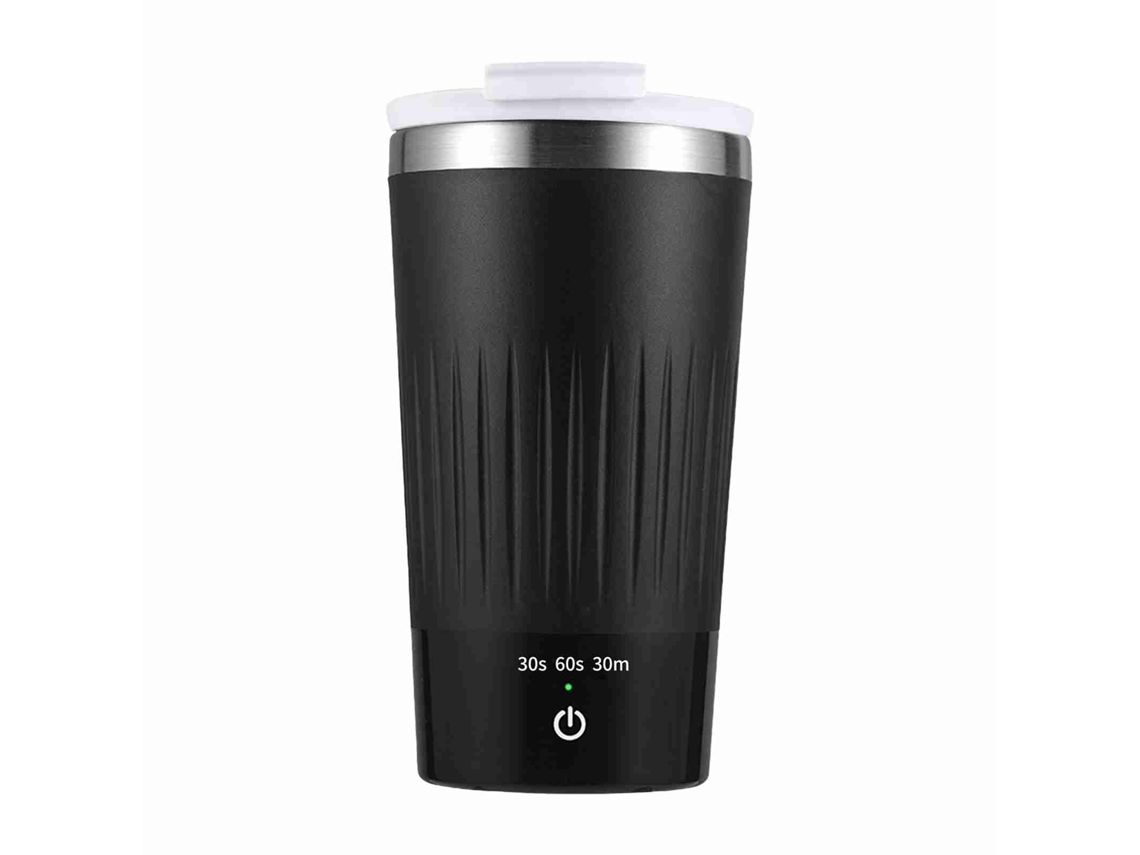 Caneca Auto Misturante Magnética Inox 400ml Usb 3 Modos Café Leite Suco S/MARCA