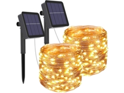 Lâmpadas Solares Para Uso Externo, Pacote Com 2, Para Decoração De Jardins Aquaforge