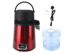Laxiscreed Máquina Automática De Água Destilada 4l Em Aço Inox Vermelho Para Saúde