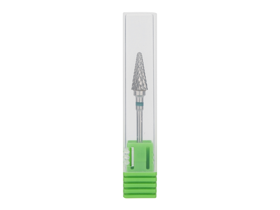 Broca De Esmalte De Aço Tungstênio Para Manicure E Pedicure Com Cabeça De Polimento Elétrica Cor Verde