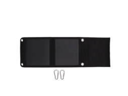 Painel Solar Portátil Dobrável de 12 W, Carregador Solar Flexível de Alta Eficiência para Uso Externo BRILVIBERA
