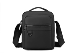 (preta) Bolsa Transversal Masculina Simples E Elegante, Bolsa De Ombro