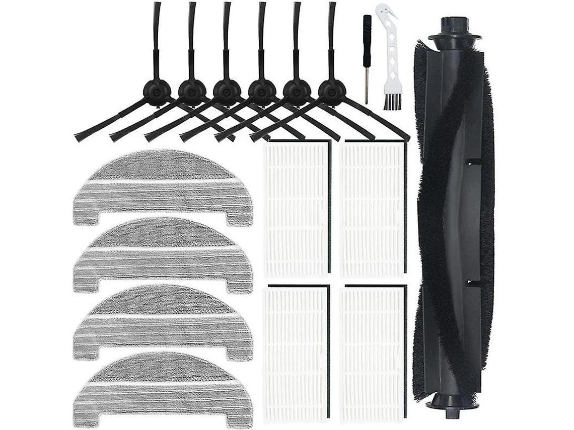 Acessórios de Aspirador Escova de rolo escova lateral filtro Hepa compatível com de pó robô M8Pro