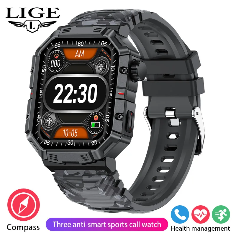 (marrom Claro) Smartwatch, Tela Sensível Ao Toque Hd De 1,91 Polegadas, Chamadas Bluetooth, À Prova D'água.