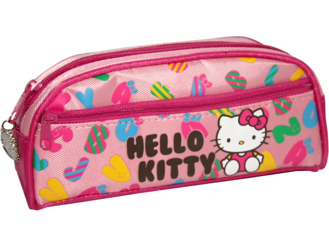 Estojo HELLO KITTY Alphabet (Rosa - PVC - 20x9x4.5cm)