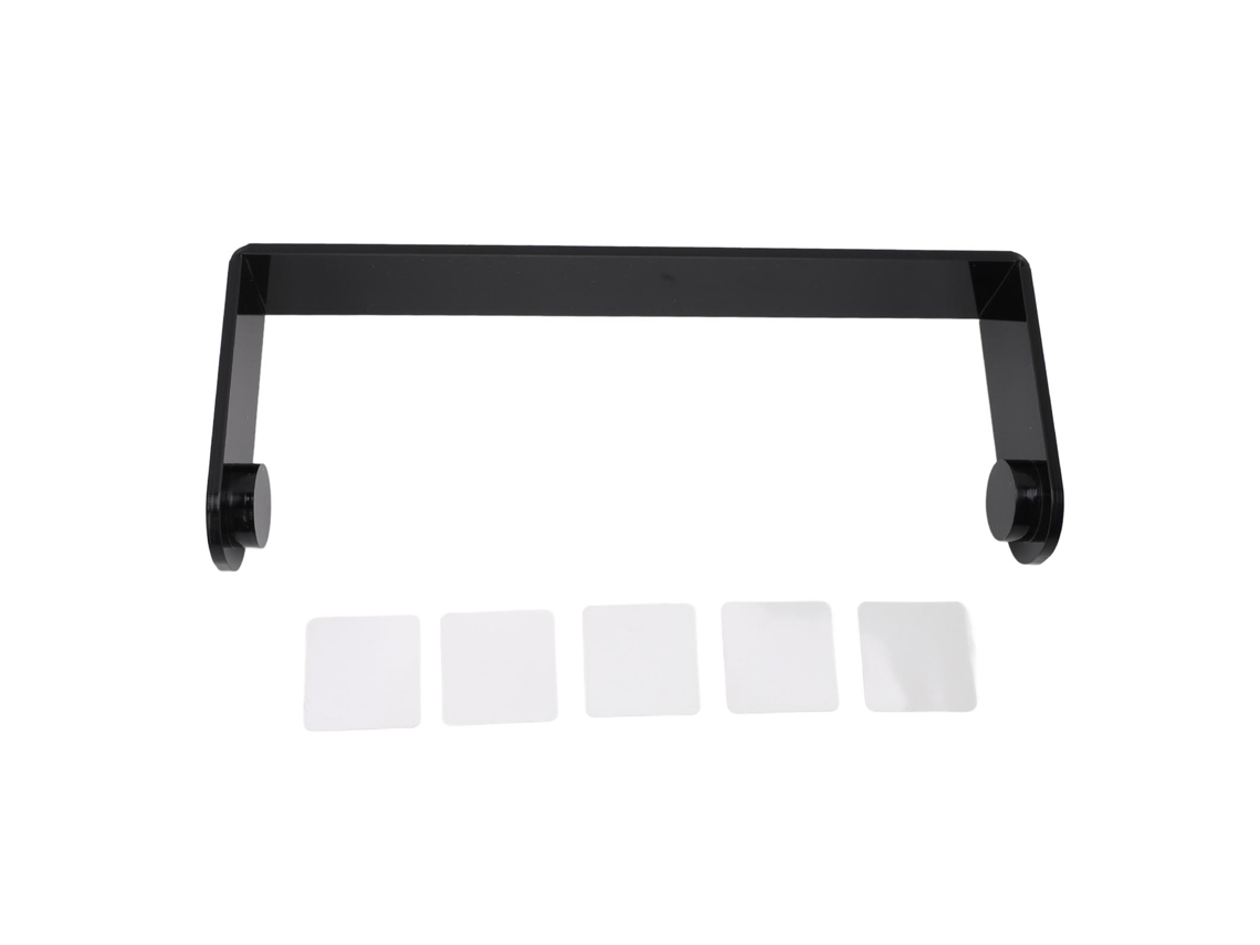 Suporte de Toalha de Papel Autoadesivo Preto S/MARCA