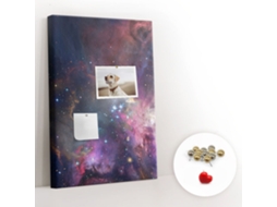 Painel De Cortiça Para Parede Galáxia Cosmos Para A Sala De Estar Espelharte (40x60 Cm)