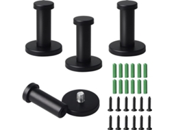 Gdrhvfd- Conjunto de 4 Ganchos Parede para Banheiro Klb BRILVIBERA