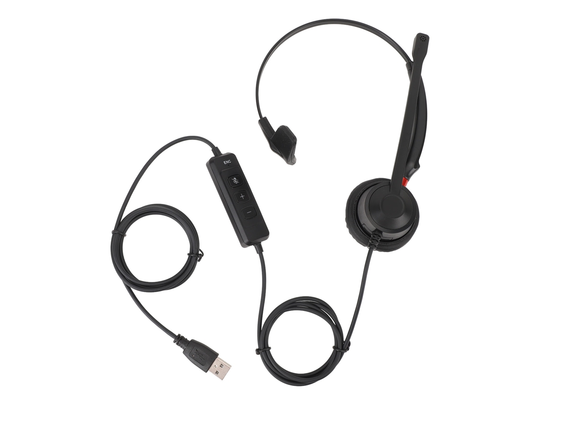 Fone De Ouvido Mono Com Cancelamento De Ruído Para Teleconferência
