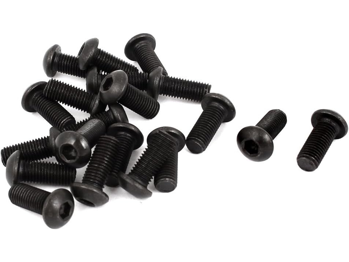 Parafusos de cabeça panela sextavada interna 5/16 x 24 x 3/4 polegadas, aço inox CHABERLU