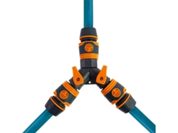 Conector Divisor De Mangueira Jardim Triplo Reforçado Com