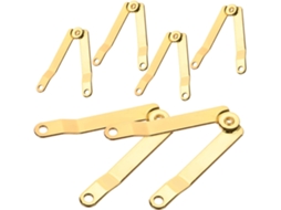 Conjunto De 6 Dobradiças Suporte Para Tampas Caixas Brinquedos E