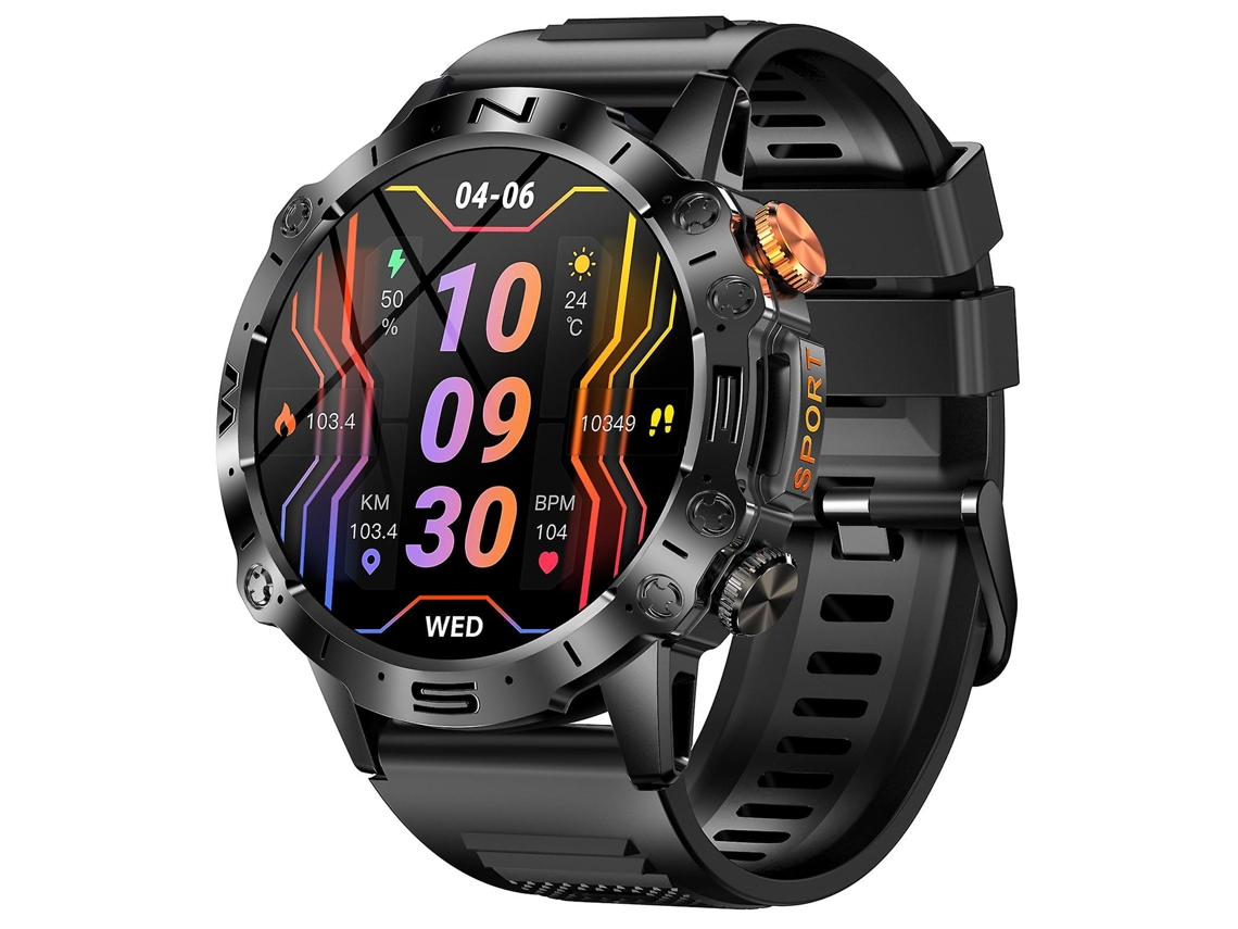 Relógio inteligente K59 IP67 BT5.0 1,43 polegadas Ebike