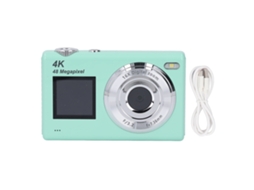 2026 câmera Digital 4k 48mp, Câmera de Viagem Compacta com Zoom 16x, Câmera Vlog Pequena e Portátil