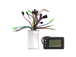Kit de controlador de bicicleta elétrica com motor sem escovas e painel LCD 24‑48v 250w 350w