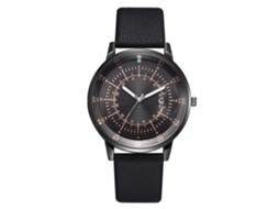Relógio Masculino de Quartzo com Pulseira de Couro Pu e Calendário Estilo Business