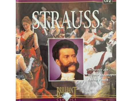 Cd Strauss, Johann Strauss Jr. , Orchester Der Wiener Staatsoper , Anton Paulik Brilliant Classics