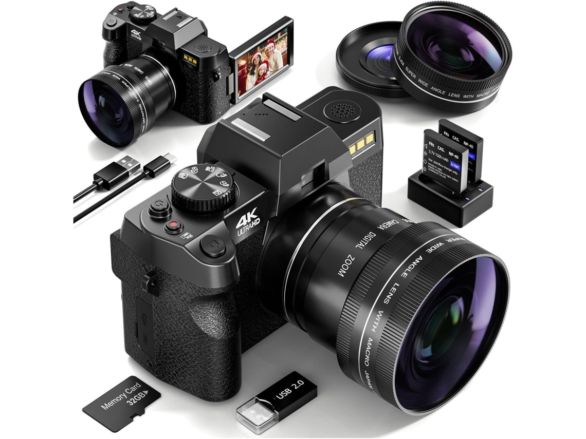 Câmera Digital de 48 Mp para Fotografia, com Wi fi e Controle Via SFUSHOS
